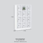 HAVIR 3x4 Cube Filling Cabinet-White - Image 5