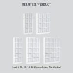 HAVIR 3x4 Cube Filling Cabinet-White - Image 9