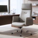 A595 PU High Back Director Chair-Grey