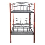 ASTRORIA Wooden Post Metal Bunk Bed-Black - Image 4