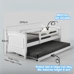 AYESHA Pullout Bed With Guard Rail-2 Sizes - Image 3