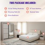 [Package] BEKKER 5 Pieces Bedroom Set-2 Sizes - Image 2