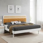 BONSOIR Queen & King Size French Style Bed Frame-White - Image 2