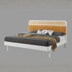 BONSOIR Queen & King Size French Style Bed Frame-White - Image 3