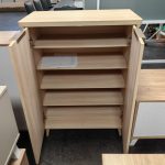 CATIA 80cm Compact Shoe Cabinet-Natural - Image 4