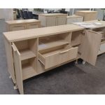 CATIA 160cm 3 Door 2 Drawer Sideboard-Natural - Image 3