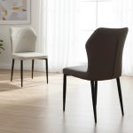 STEVIE PU Cushion Dining Chair-2 Colors - Image 2