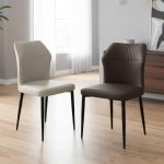 STEVIE PU Cushion Dining Chair-2 Colors