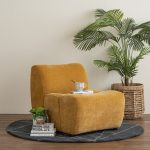 ELVA 1 Seater Sofa-Tumeric - Image 4