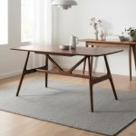 EMILY 150x90cm Dining Table-Medium Brown - Image 2