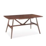 EMILY 150x90cm Dining Table-Medium Brown - Image 4