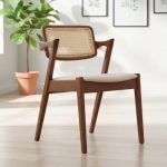 GOVIN Wooden Dining Chair-Medium Brown