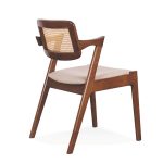 GOVIN Wooden Dining Chair-Medium Brown - Image 2