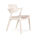 GOVIN Wooden Dining Chair-Ivory - Image 4