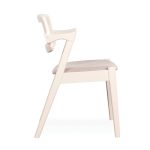 GOVIN Wooden Dining Chair-Ivory - Image 3