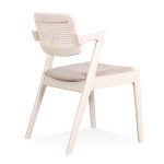 GOVIN Wooden Dining Chair-Ivory - Image 2