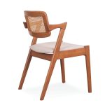 GOVIN Wooden Dining Chair-Light Walnut - Image 3