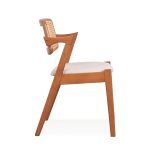 GOVIN Wooden Dining Chair-Light Walnut - Image 4