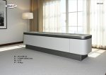 33153-HCGY 180cm Hall Cabinet-Grey - Image 2