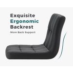 ISOBEL 24" PU Bar Chair-Black - Image 8
