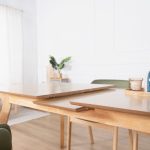 IVY 190cm Extension Dining Table-Beech - Image 3