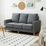 JAECOO 3 Seater Pet Friendly Sofa-Dark Grey - Image 2