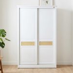 JARDIN 4x6 French Style Sliding Door Wardrobe-White