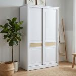JARDIN 4x6 French Style Sliding Door Wardrobe-White - Image 2