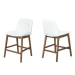 JESSIE 4 Seater Solid Wood Bar Set-Walnut - Image 6