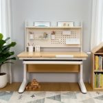 L24S 100cm Ergonomic Kids Study Desk-Oak - Image 2
