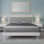 LAFAYETTE Queen & King Size French Style Bed Frame-White