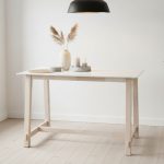 LOTTA 140cm Sintered Stone Bar Table-Natural - Image 2