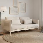 LUCENIA 3 Seater Sofa-Ivory