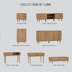 LOREN 120cm 2 Drawers Study Desk-Oak - Image 14