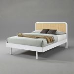 MADELINE Queen & King Size French Style Bed Frame-White - Image 3
