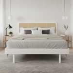 MADELINE Queen & King Size French Style Bed Frame-White