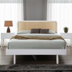 MADELINE Queen & King Size French Style Bed Frame-White - Image 4