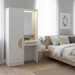 MADELINE Dressing Wardrobe Set-White - Image 2