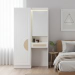 MADELINE Dressing Wardrobe Set-White - Image 4
