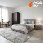 [Package] MANADO Queen & King 6 Pieces Bedroom Set