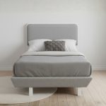MATIN SIngle Size Bed Frame-White