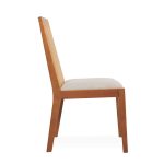 MAVIN Rattan Back Rest Dining Chair-Light Walnut - Image 5