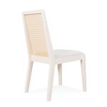 MAVIN Rattan Back Rest Dining Chair-Cream White - Image 5