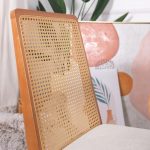 MAVIN 4 Seater Dining Set-Light Walnut - Image 4