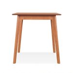 MAXICO 90x90cm Bar Table-Light Walnut - Image 2