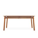 MEKO 160cm Dining Table-Light Walnut - Image 6