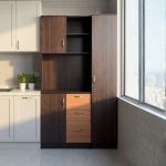 MINATO 120cm Kitchen Cabinet-Wenge - Image 7