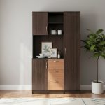 MINATO 120cm Kitchen Cabinet-Wenge