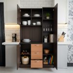 MINATO 120cm Kitchen Cabinet-Wenge - Image 3