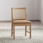 MORTICIA 6 Seater Dining Set-Beech - Image 4